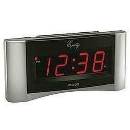 EQUITY BY LA CROSSE 14075 Keywind Alarm Clock- Black 295758